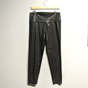 Aerie XL black satin texture legging